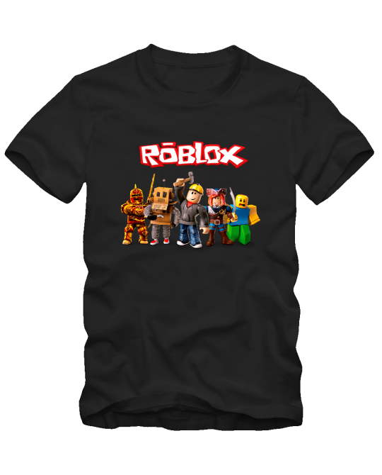 Marškinėliai roblox five characters